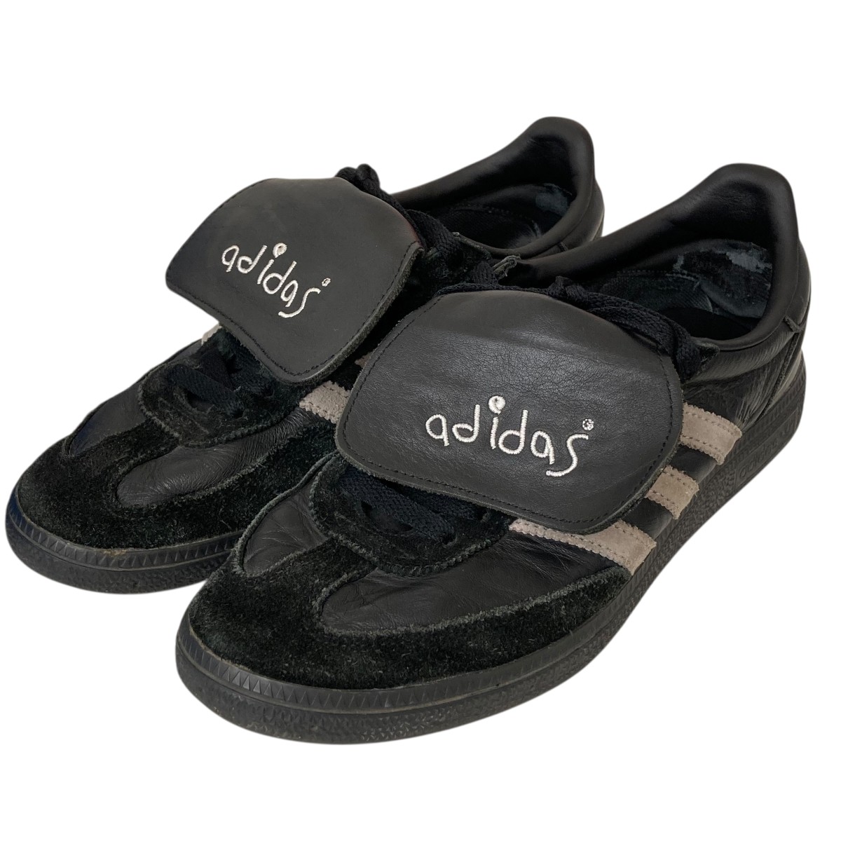 【中古】 adidas Handball Spezial ローカットスニーカー HP6695 ブラックホワイト サイズ：27.5cm 【価格見直し】