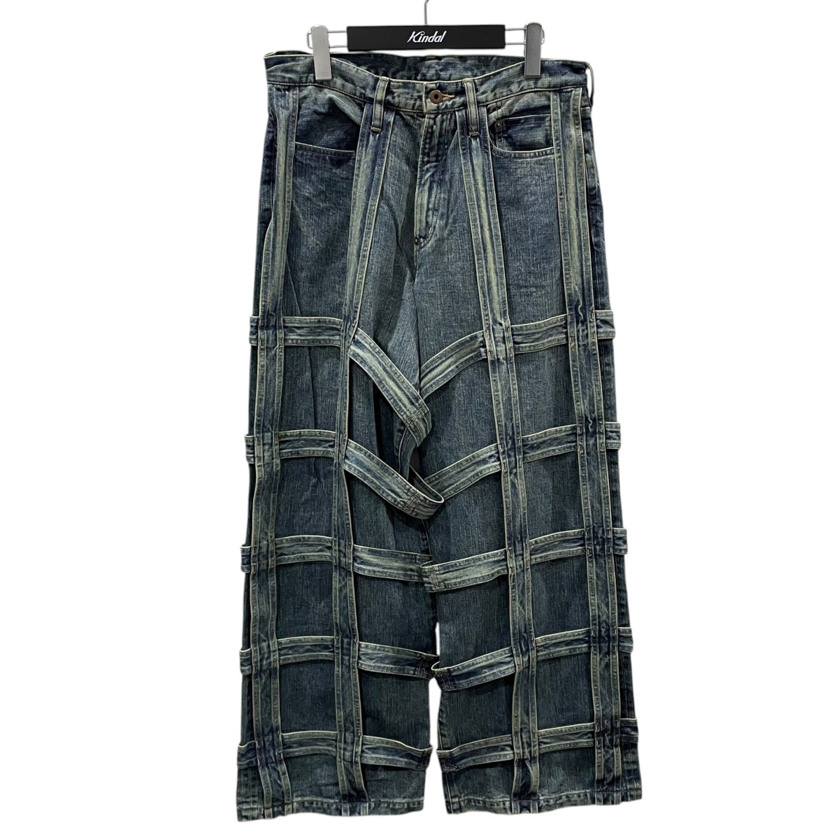 楽天市場】【中古】SUGARHILL24AW 格子装飾デニムパンツ Caged Denim 