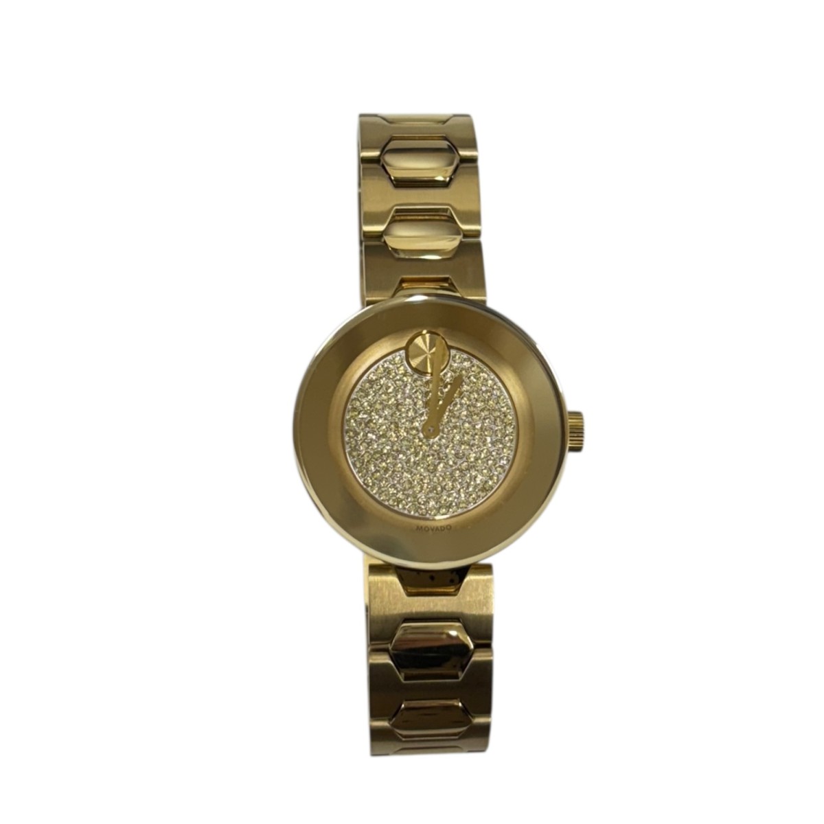 【中古】 MOVADO　 Bold Pave Crystal Dial Ladies Watch 腕時計 【281125】（モバード）