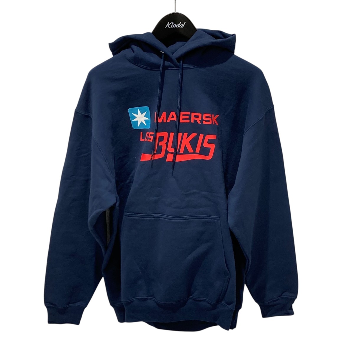 【中古】 BOYS OF SUMMER MAERSK LOS RUKIS プルオーバーパーカー ネイビー サイズ：L 【価格見直し】