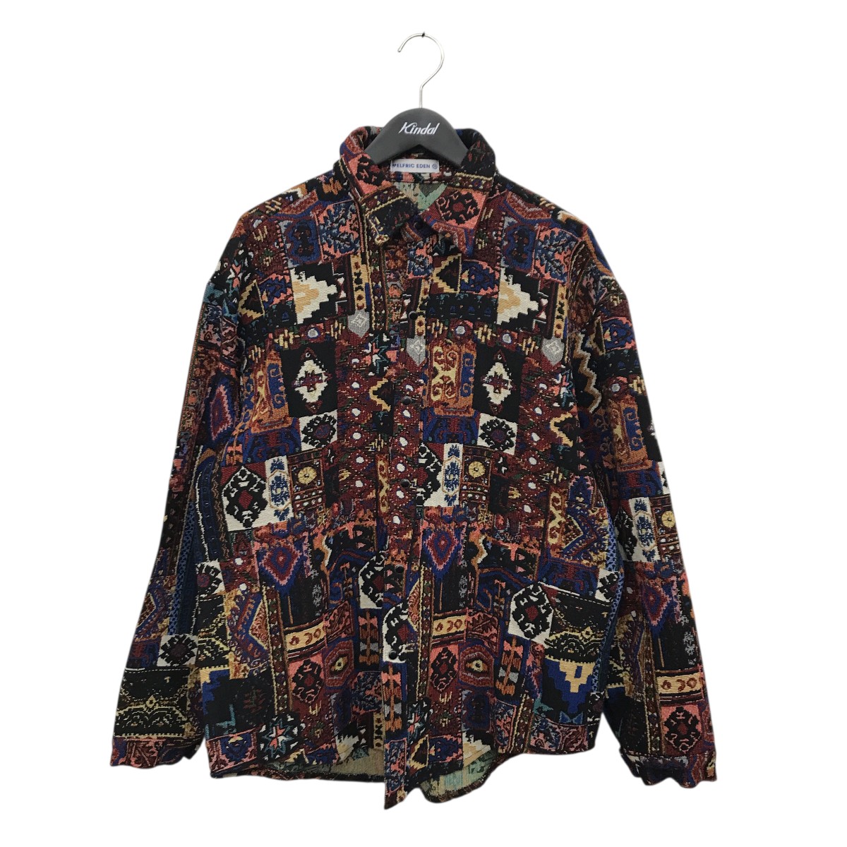 【中古】 ELFRIC EFEN　 総柄 シャツ マルチカラー サイズ：XS 【291125】（エルフリック エデン）