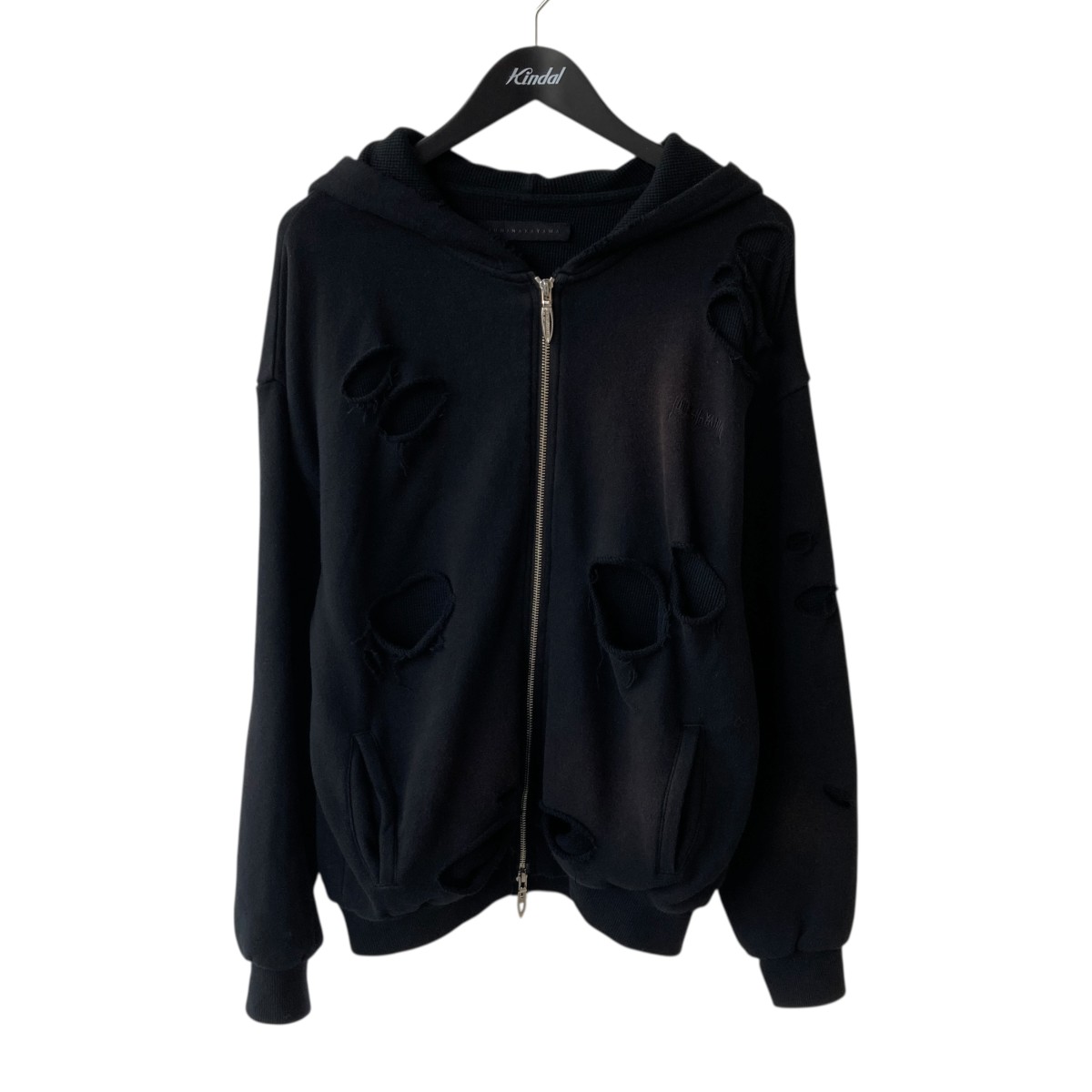【中古】 JUN／NAKAYAMA　 THERMAL LAYERED ZIP HOODIE ジップパーカー JN-FW25-020 ブラック サイズ：46 【291125】（ジュン ナカヤマ） 28,958円