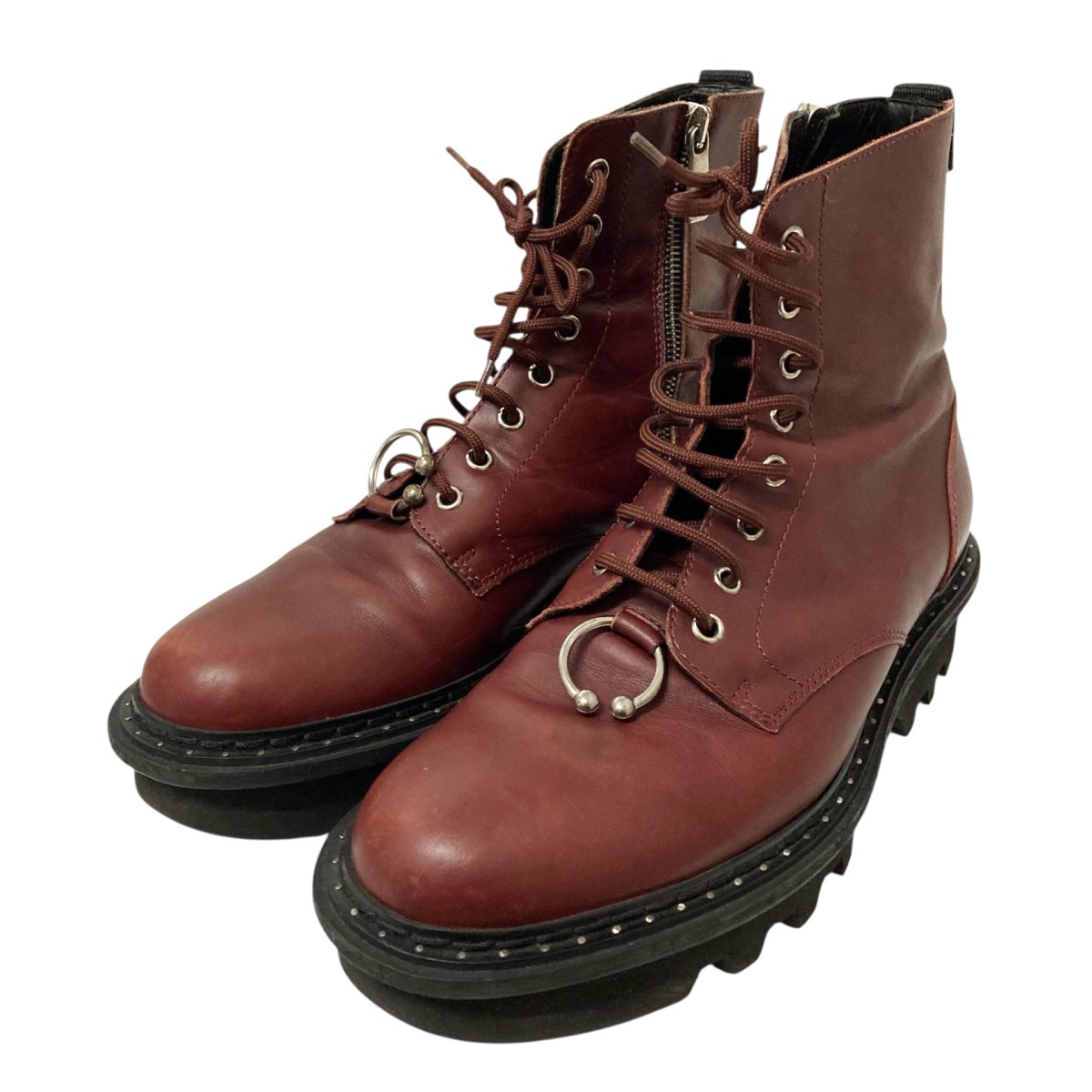 NeIL BarreTT レースアップブーツ ニールバレット 茶 41 楽天市場