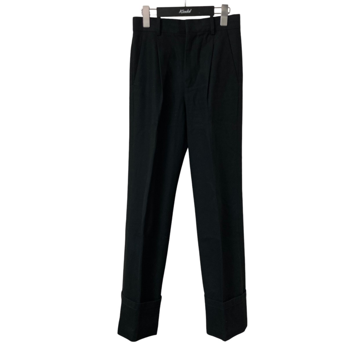 【中古】 LOEWE Fisherman turn-up trousers コットンパンツ H526Y04WD0 ブラック サイズ：42 【価格見直し】