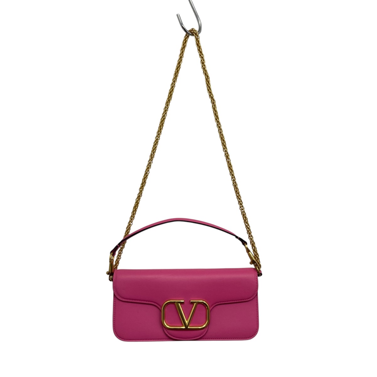 【中古】 VALENTINO GARAVANI ロコバッグ ピンク 【価格見直し】