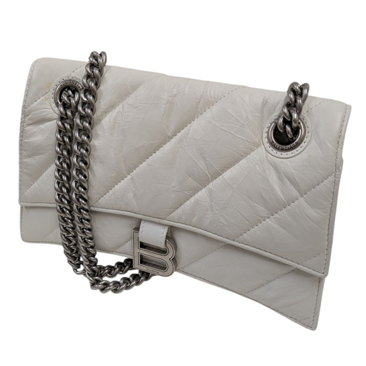 【中古】 BALENCIAGA ショルダーバッグ ホワイト 【価格見直し】