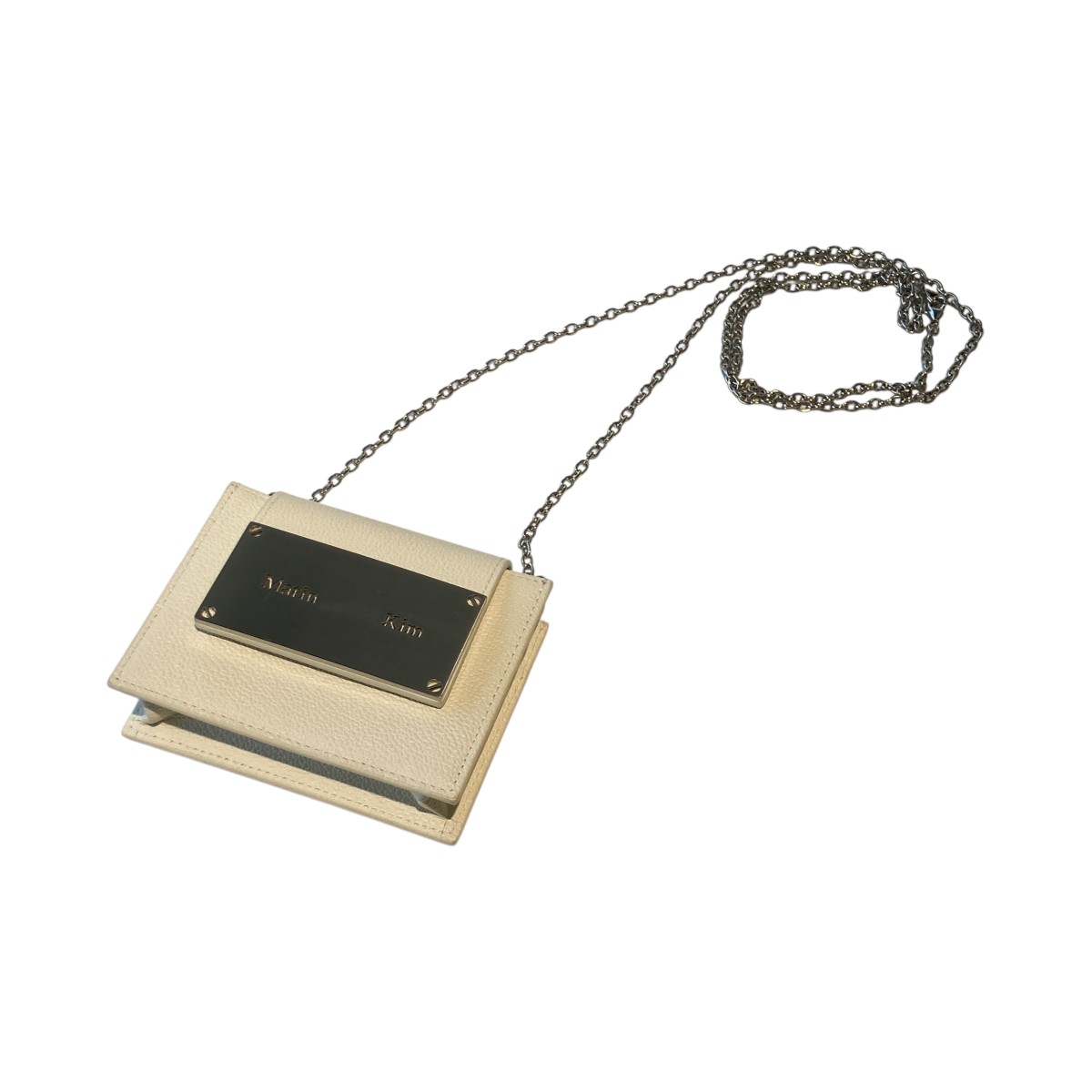 【中古】\u003cBR\u003emartin kim\u003cBR\u003eACCORDION MINI BAG ミニショルダーバッグ 白いこと\u003cBR\u003e【必要経費思いかえす】