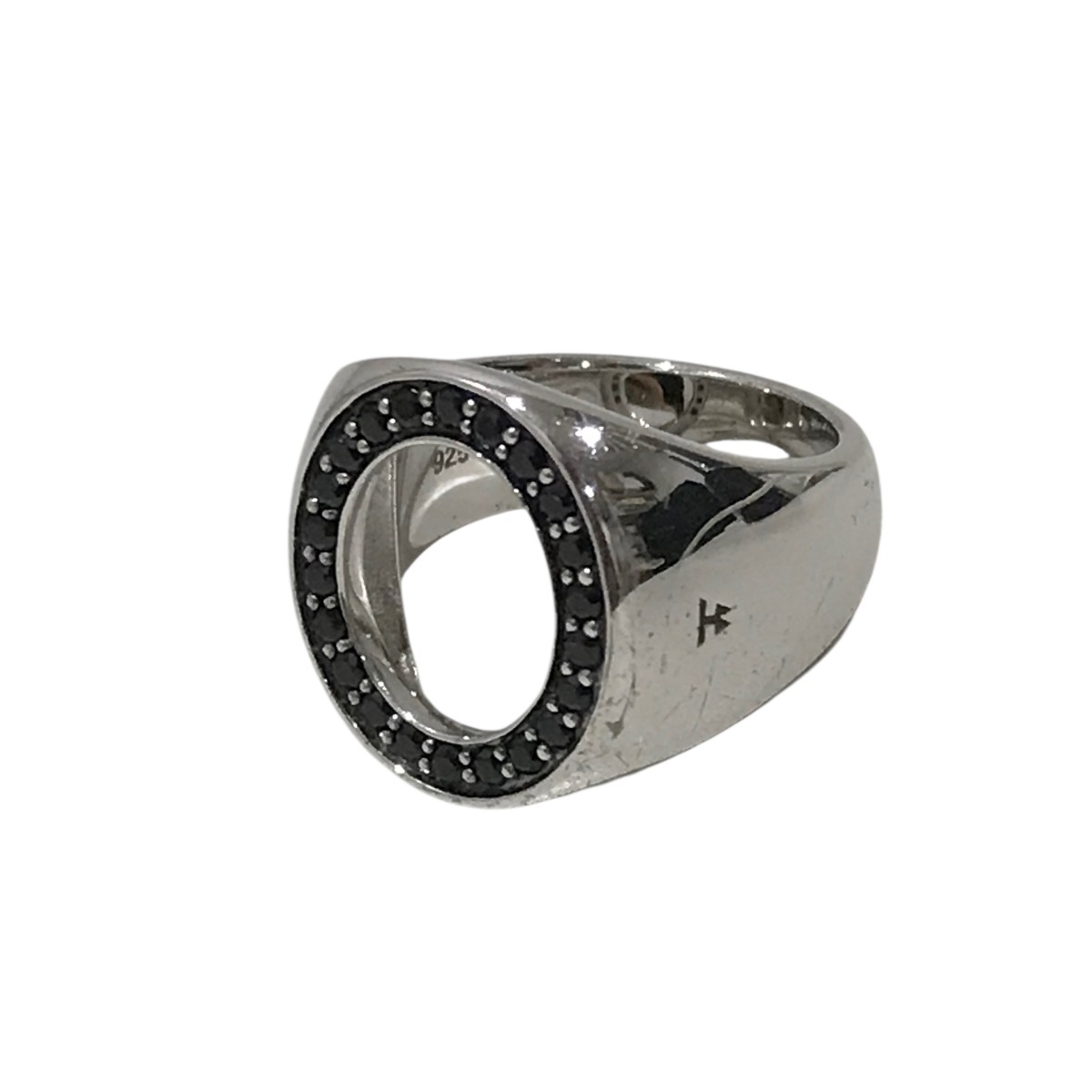 【中古】TOM WOOD 【Oval Open Spinel】 オーバルオープンリング 大いさ：約9.5号 【011225】（トム木材）