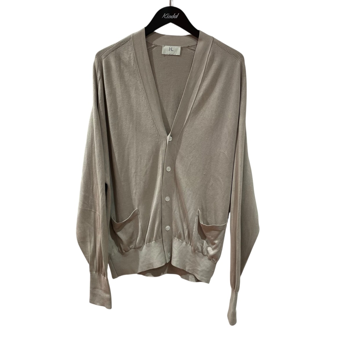 【中古】\u003cBR\u003eHERILL\u003cBR\u003eHERILL Silk Cardigan トップス ジレー 24 080 HL 8260 1 ベージュ 大きさ：2\u003cBR\u003e【必要経費思いかえす】