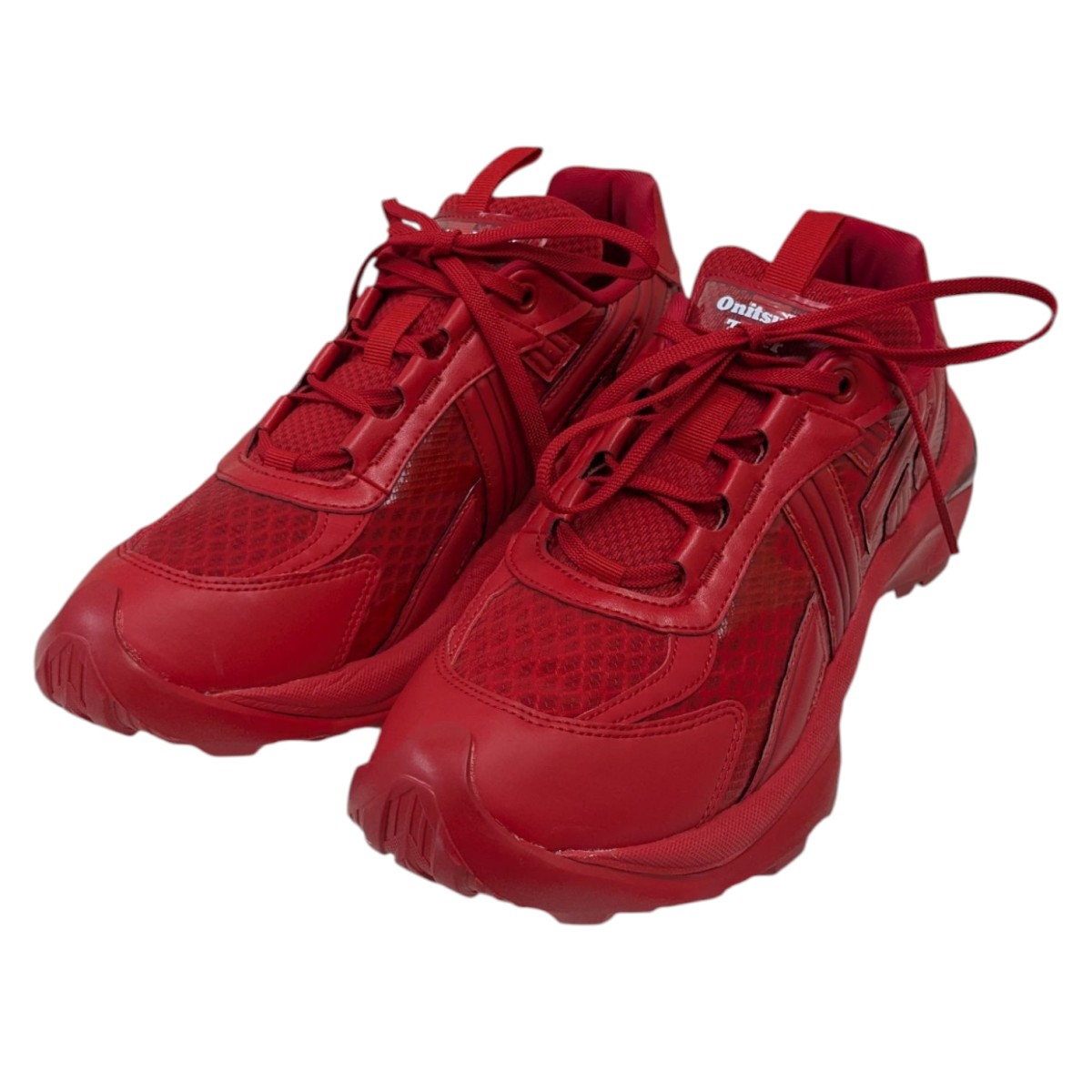 【中古】 Onitsuka Tiger TIGTRAIL RS レッド サイズ：27cm 【価格見直し】