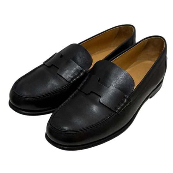 楽天市場】HERMES エルメス KENNEDY ケネディ レザーコンビローファー