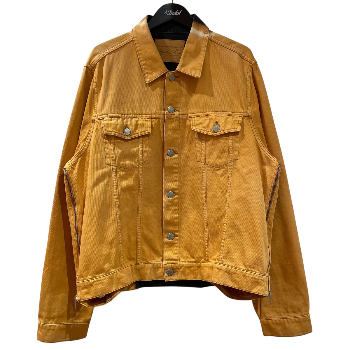 【中古】Martine roseデニムジャケット オレンジ サイズ：S【価格見直し】｜ブランド古着のカインドオル