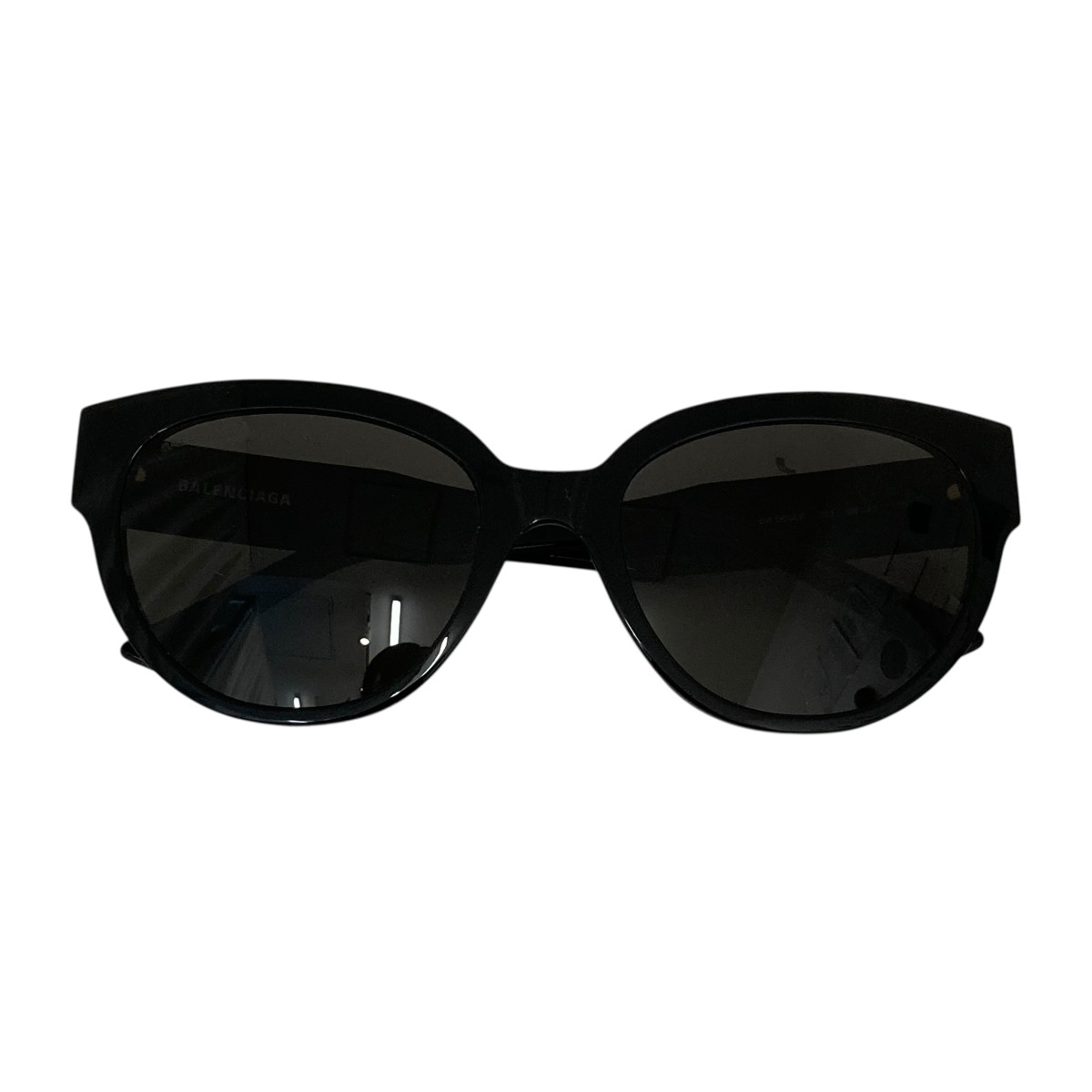 【中古】BALENCIAGA BBロゴフレームサングラス BB 0050S 黒いこと 大いさ：55□20 【031225】（バレンシアガ） 眼鏡-バッグ・小物・ブランド雑貨-眼鏡・サングラス