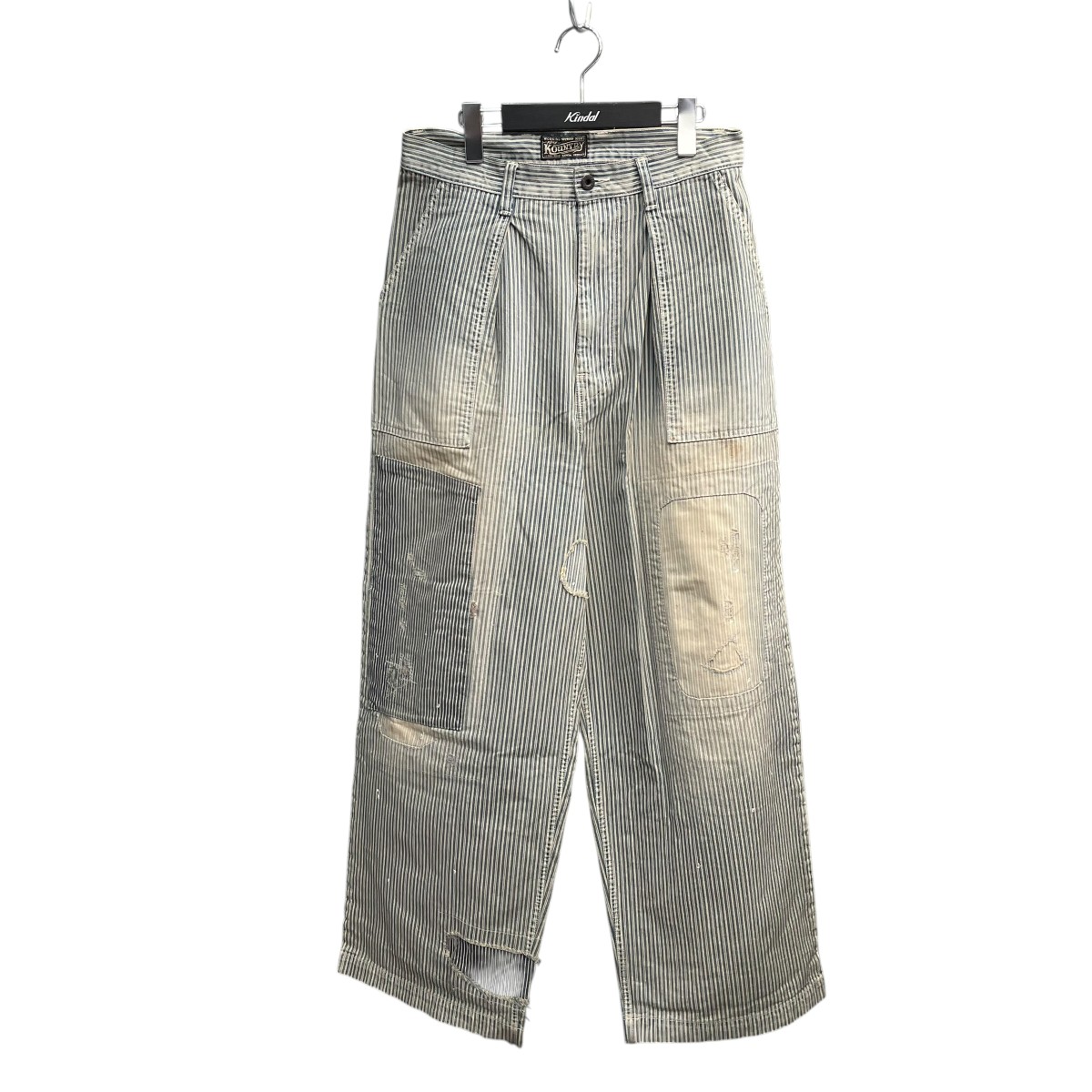 【中古】 KAPITAL Liberty Fatigue Pants ペインターパンツ K2503LP036 スカイブルー サイズ：M 【価格見直し】