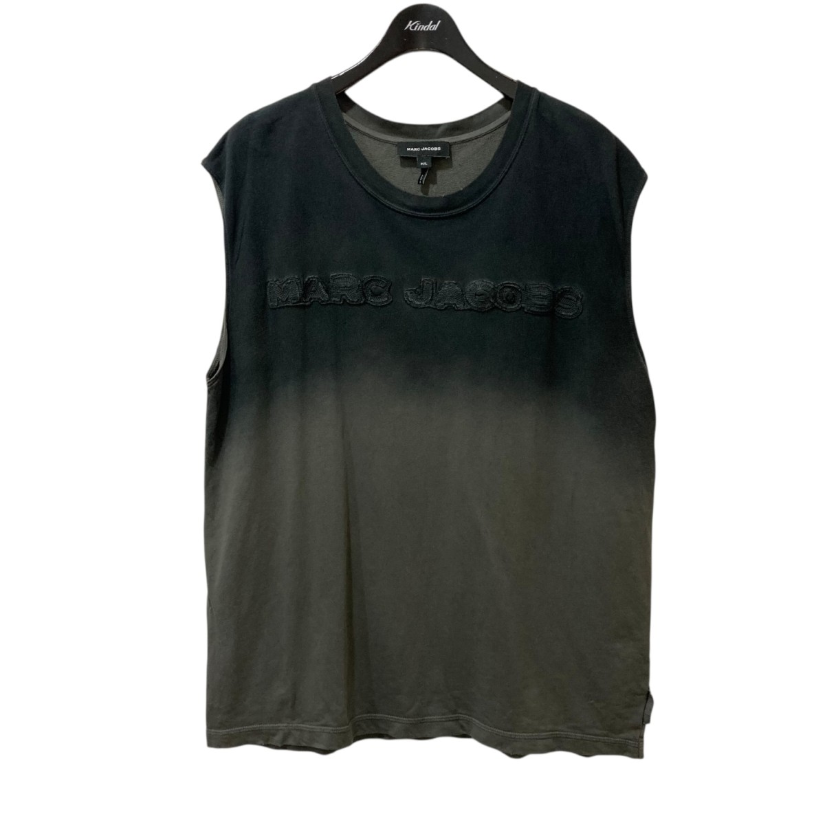 【中古】 MARC JACOBS グランジ スプレー ノースリーブカットソー 2S4RTP024C11-056 グレー サイズ：M/L