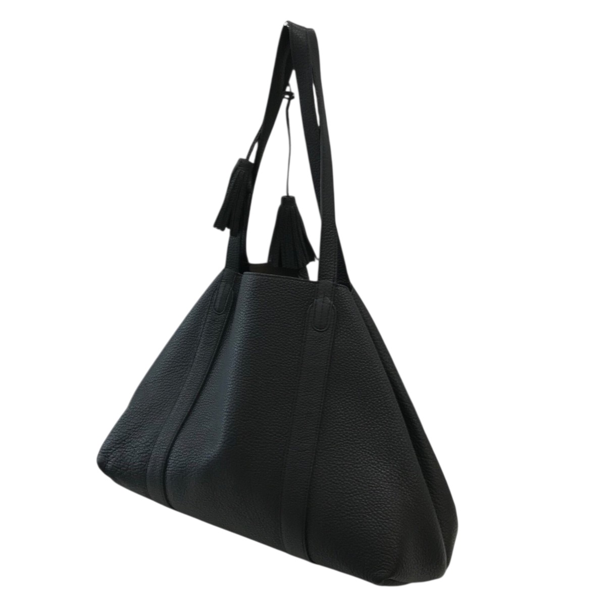 【中古】\u003cBR\u003eACATE\u003cBR\u003e「LODOS」 シュリンクレザートートバッグ 黒いこと\u003cBR\u003e【通貨価値思いなおす】