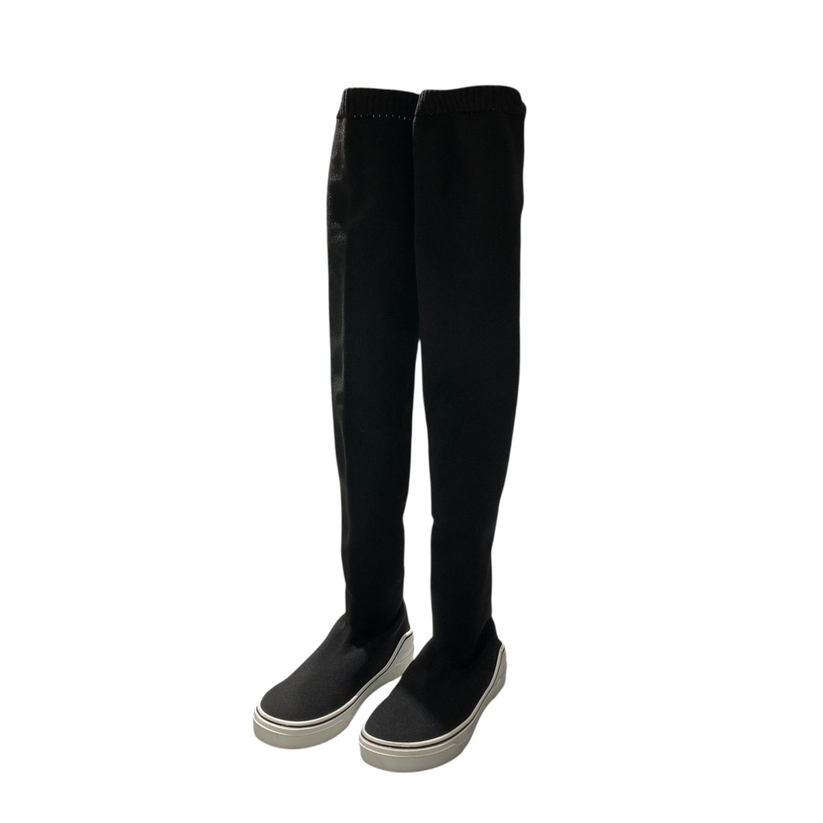 【中古】\u003cBR\u003eGIVENCHY\u003cBR\u003eソックスロングブーツ BE000EE077-001 黒いこと 大きさ：38(25.0糎好いかげんに）\u003cBR\u003e【必要経費思いかえす】
