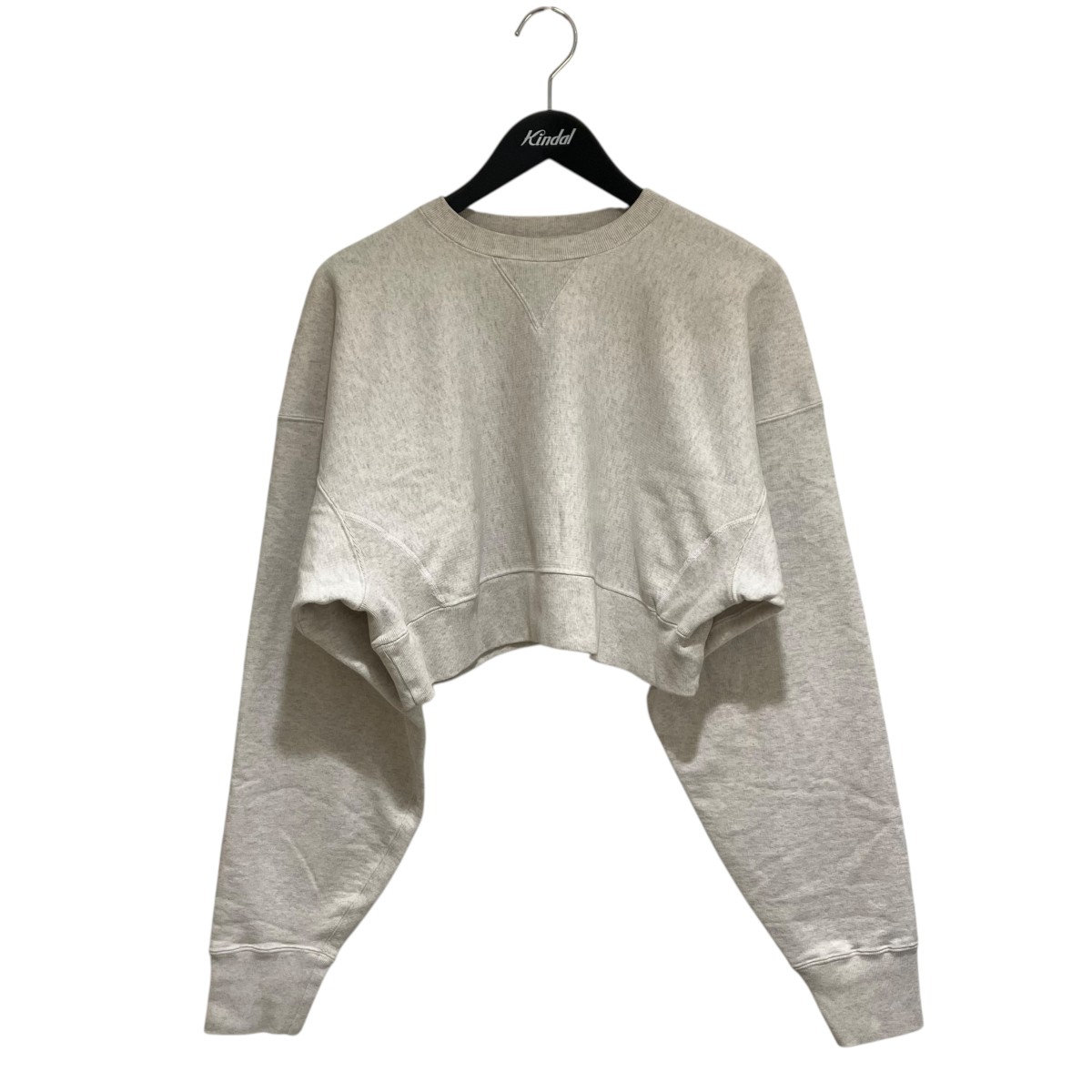 【中古】 TODAYFUL Cropped Sweat Pullover クロップドスウェット 12410603 ライトグレー サイズ：F 【価格見直し】