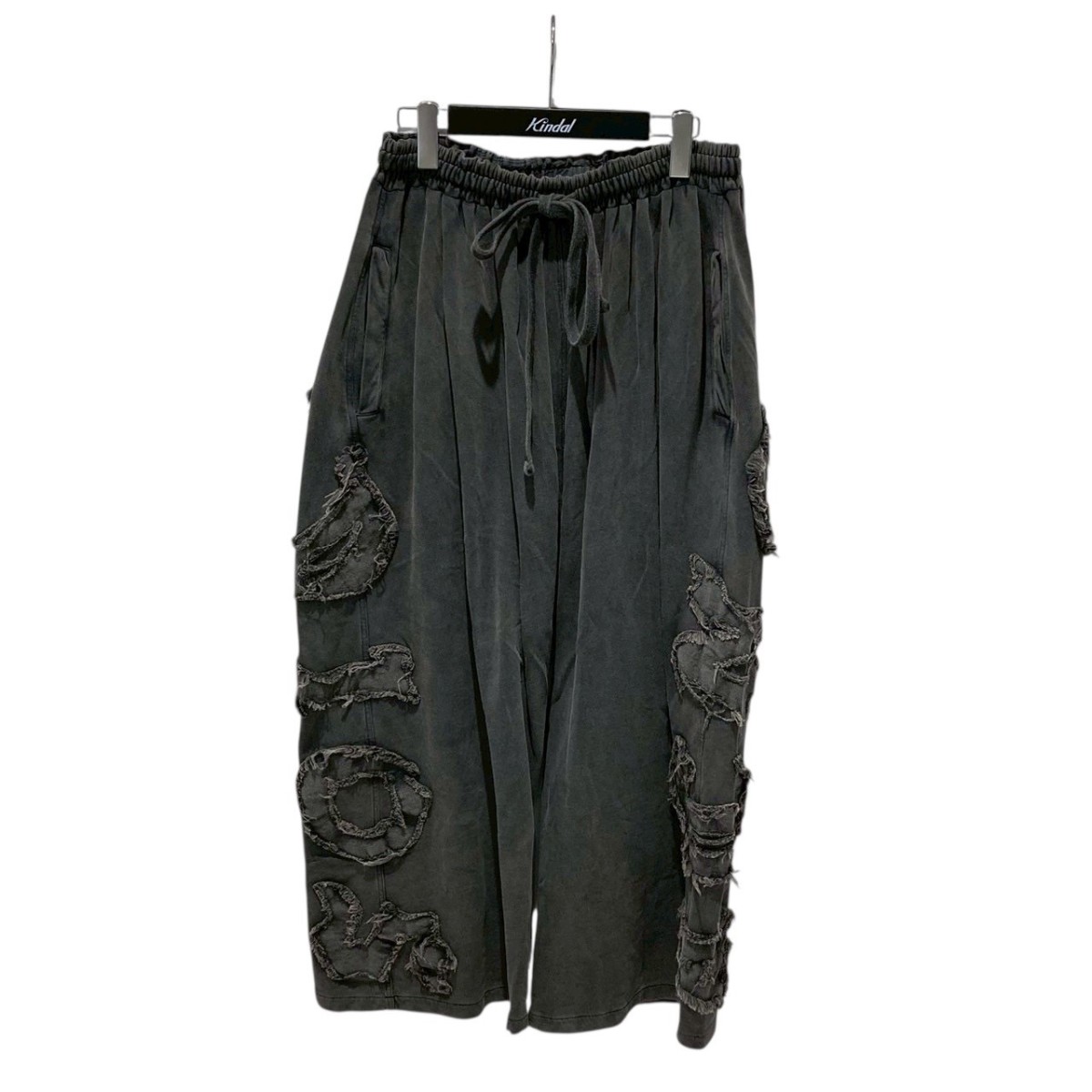 【中古】 ACNE STUDIOS 25SS ロゴパッチスウェットロングパンツ FN-MN-TROU001104 グレー サイズ：S 【価格見直し】