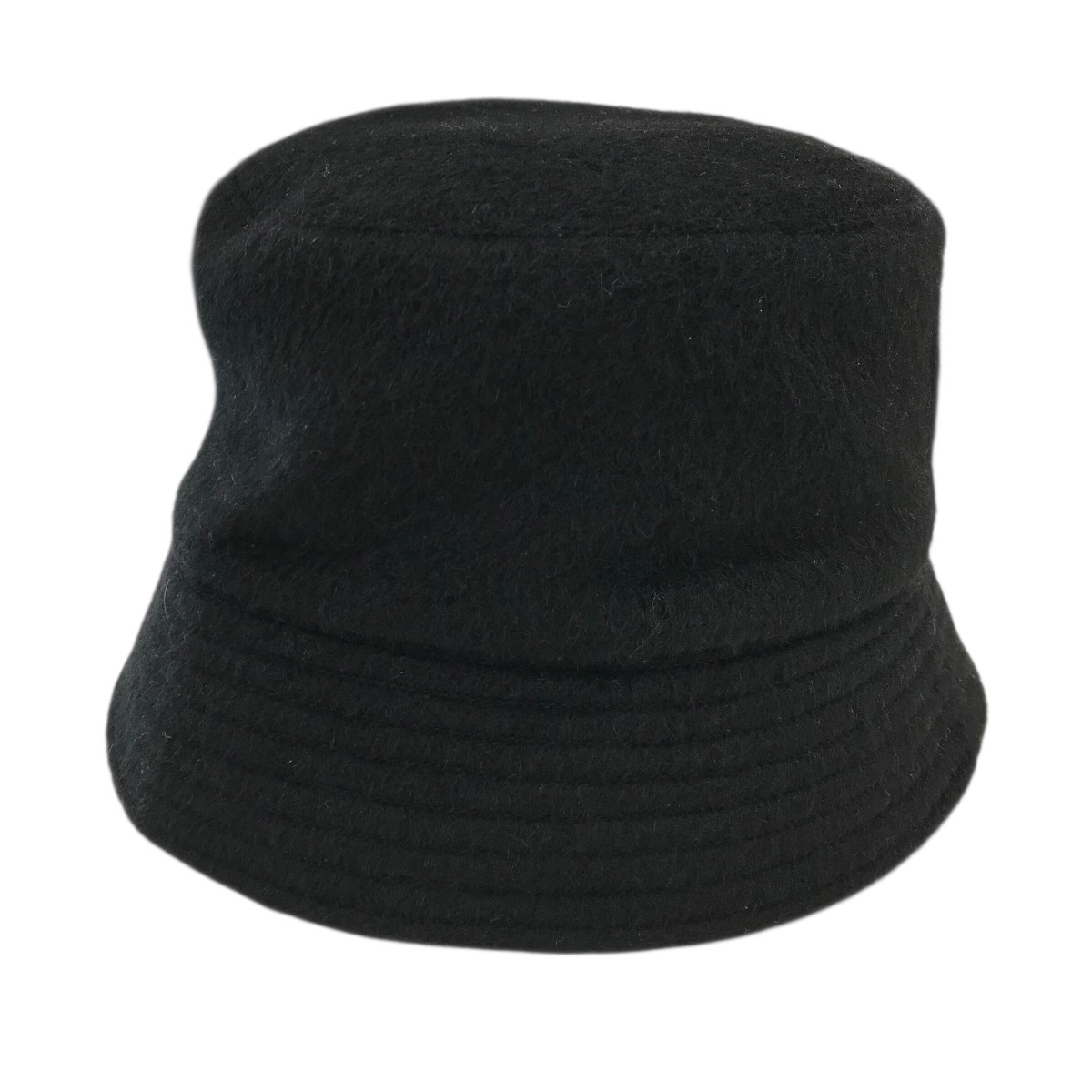 【中古】 KIJIMA TAKAYUKI 「ALPACA SHAGGY BUCKET HAT」 アルパカシャギーバケットハット 232925 ブラック サイズ：2 【価格見直し】