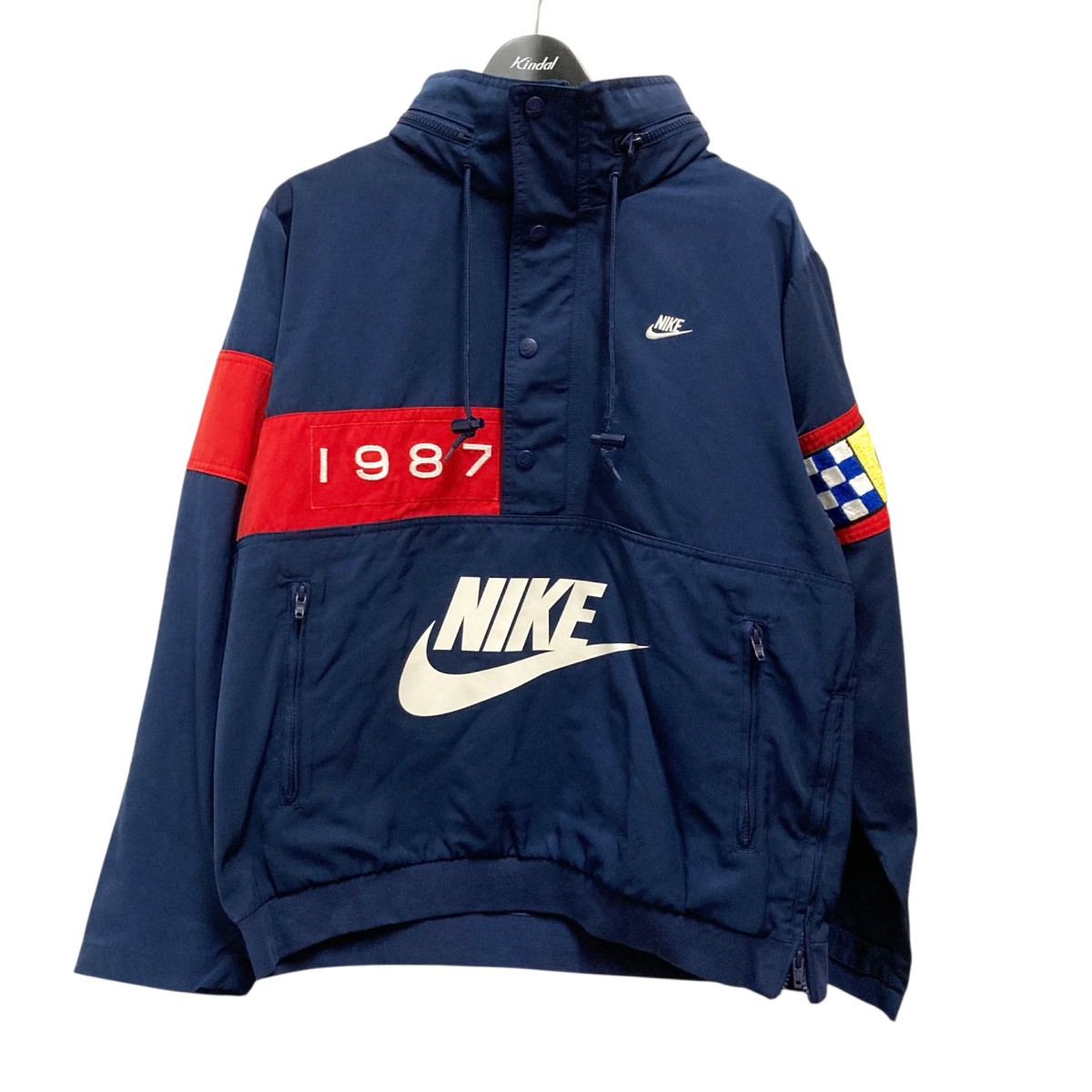 【中古】NIKE　RISE PACK REISSUE WALLIWAW WOVEN JACKET ウーブンジャケット DA0367 410 ネイビー サイズ：M 【061225】（ナイキ）｜ブランド古着のカインドオル 8,628円