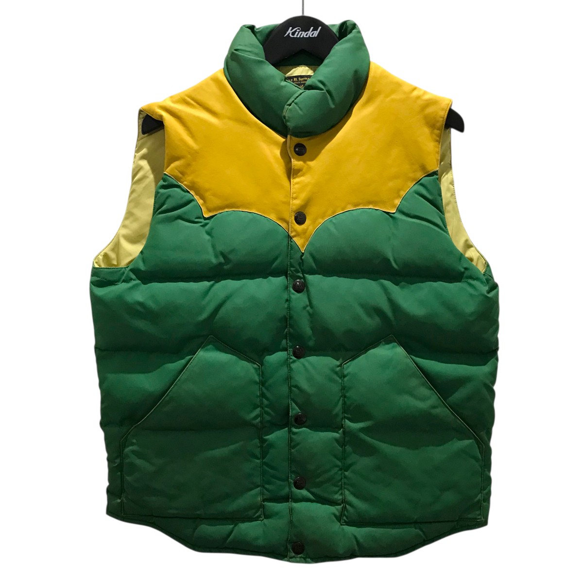 美品　RRL シャツ　ダブルアールエル　ダウン　ベスト　　S ダブルアールエル RRL ダウンベスト Sサイズ - メルカリ