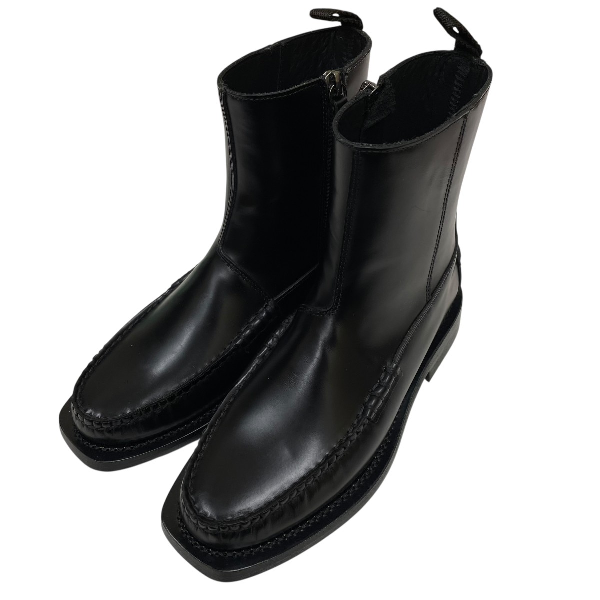 【中古】 HEREU Mid-Calf Zipped Boot ジップドブーツ ANDRWFA24 ブラック サイズ：36 【価格見直し】