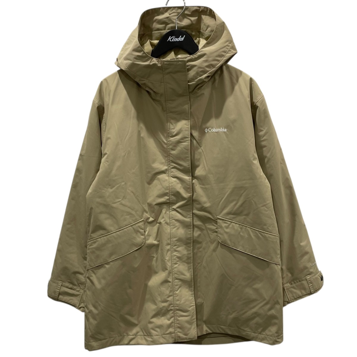 【中古】 Columbia 中綿ライナー付きマウンテンパーカー Beautiful Hill Interchange Jacket ビューティフルヒルインターチェンジジャケット PL0300 ベージュ サイズ：L 【価格見直し】