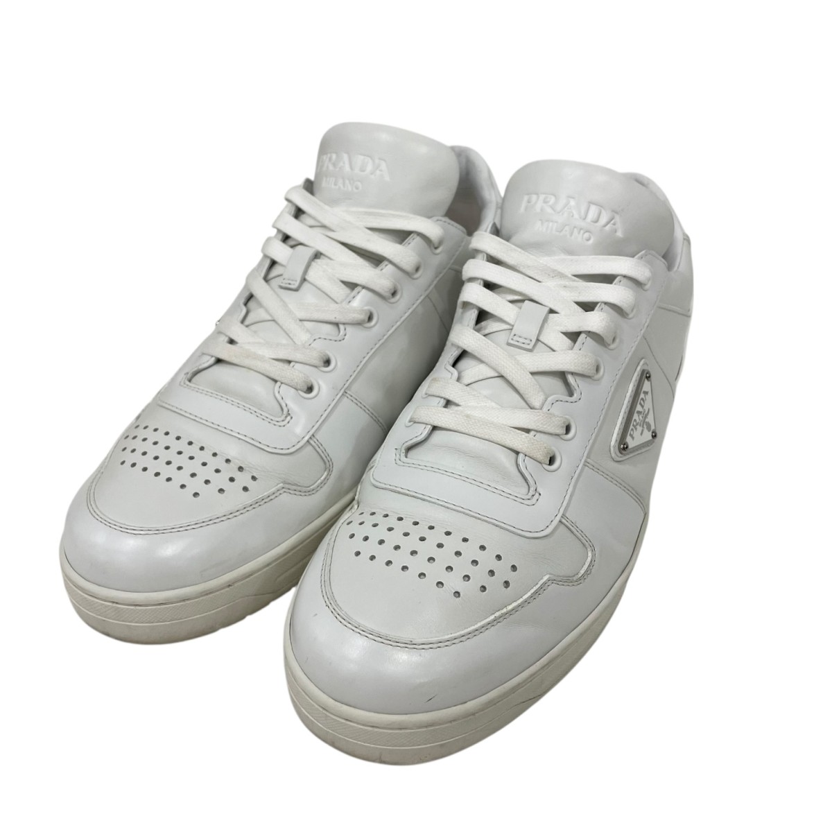 楽天市場】【プラダ】Prada 23AW レザー×メッシュ システム ローカット