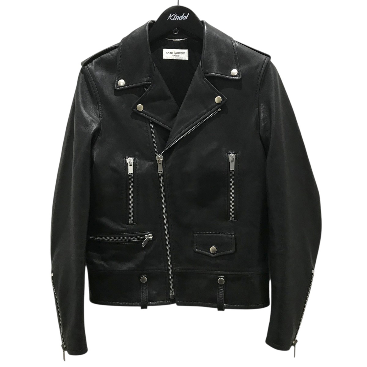 楽天市場】【中古】Saint Laurent Paris襟ムートン レザージャケット