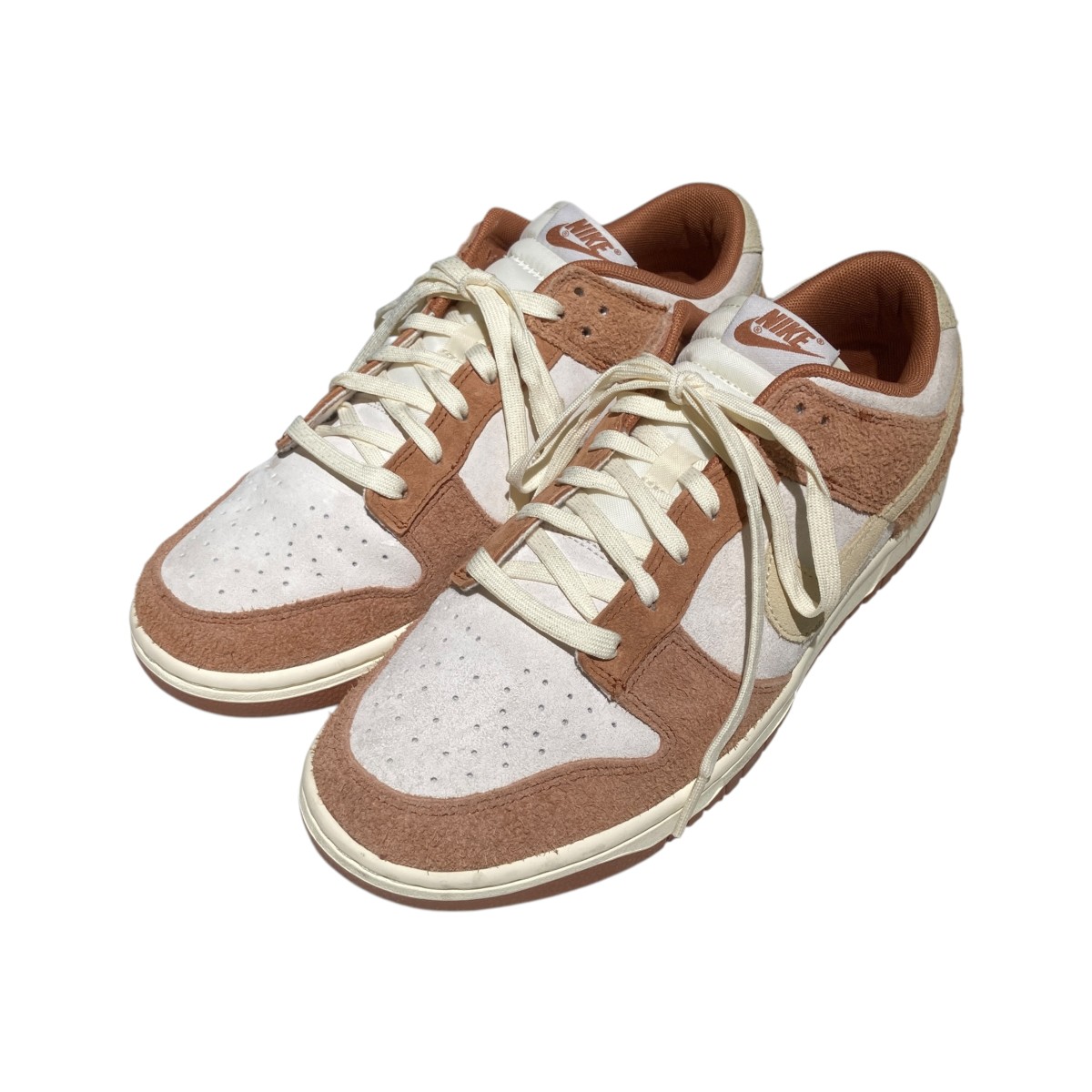 【中古】 NIKE DUNK LOW PREMIUM MEDIUM CURRY スニーカー DD1390-100 ブラウン×ホワイト サイズ：28.5 【価格見直し】