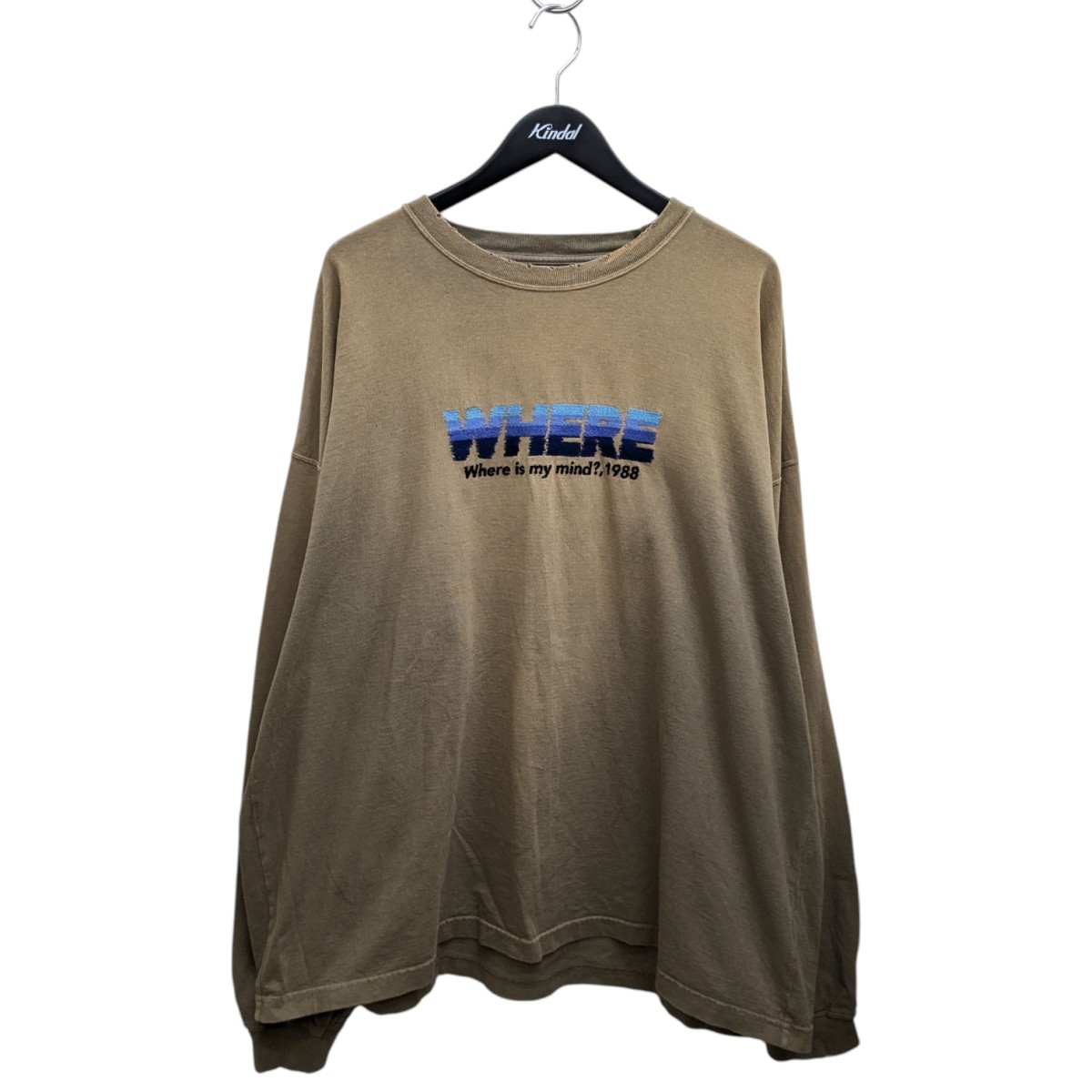 楽天市場】DAIRIKU x SSZ 22aw TELEVITION L/S TEE SIZE-FREE BM-8