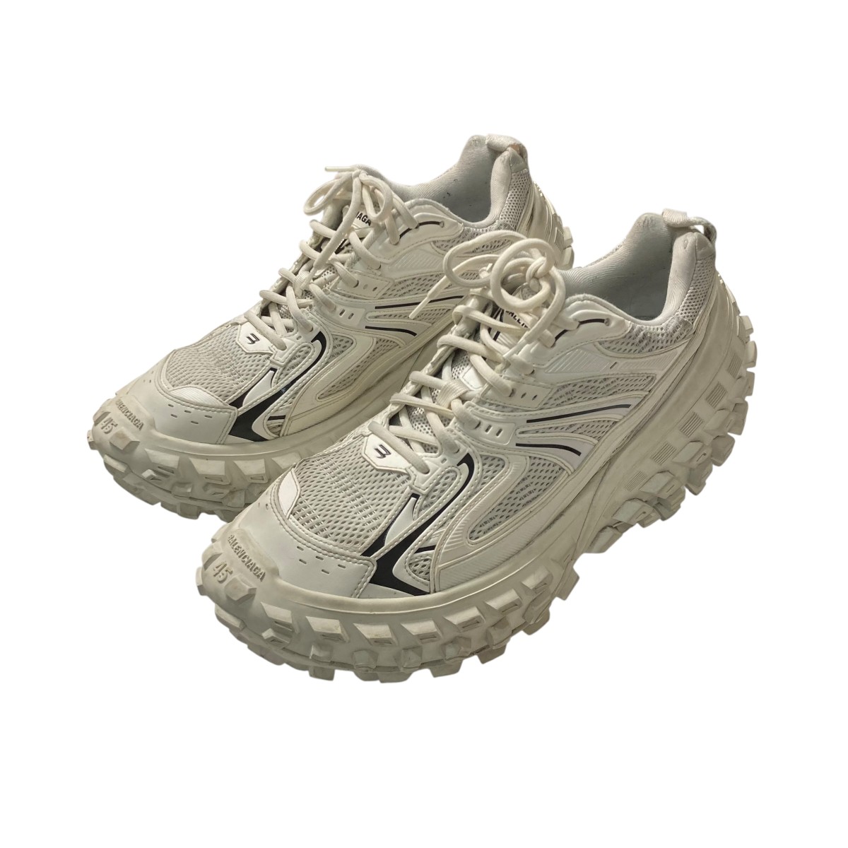 【中古】BALENCIAGA BOUNCER BOUNCERスニーカー 白いこと 大きさ：29.5 【120526】（バレンシアガ）