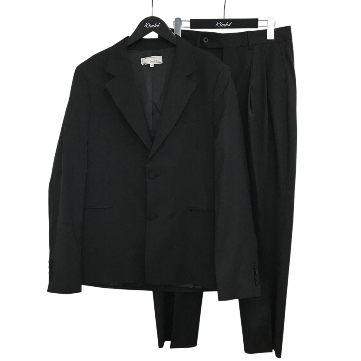 【中古】 KITH 24AW トロピカルウールセットアップ ブラック サイズ：46/46 【価格見直し】 29,029円