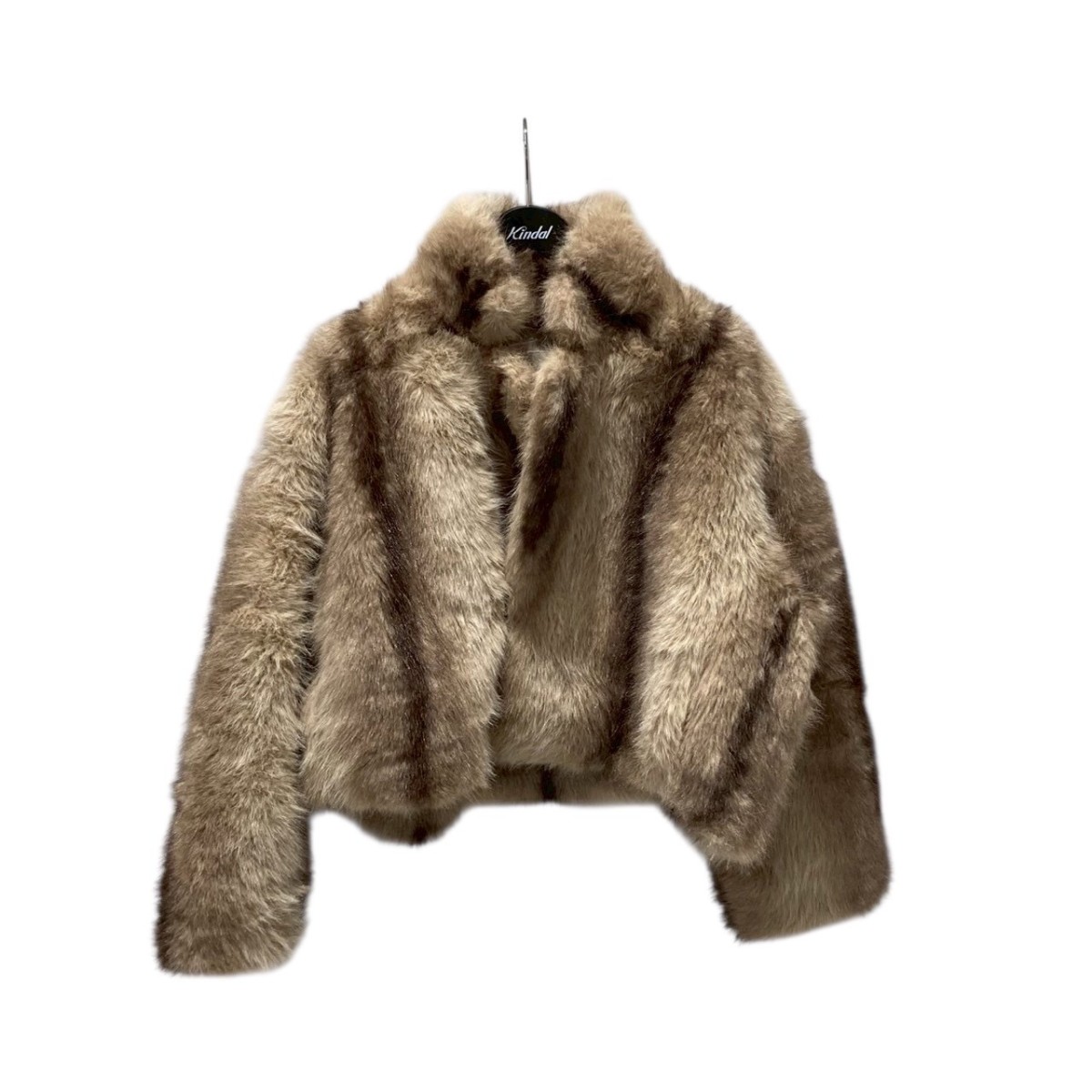 梨花着用 NKNIT リバーシブル フーデッド ヴィーガン ムートン ブルゾン pr14102031-a.jpg