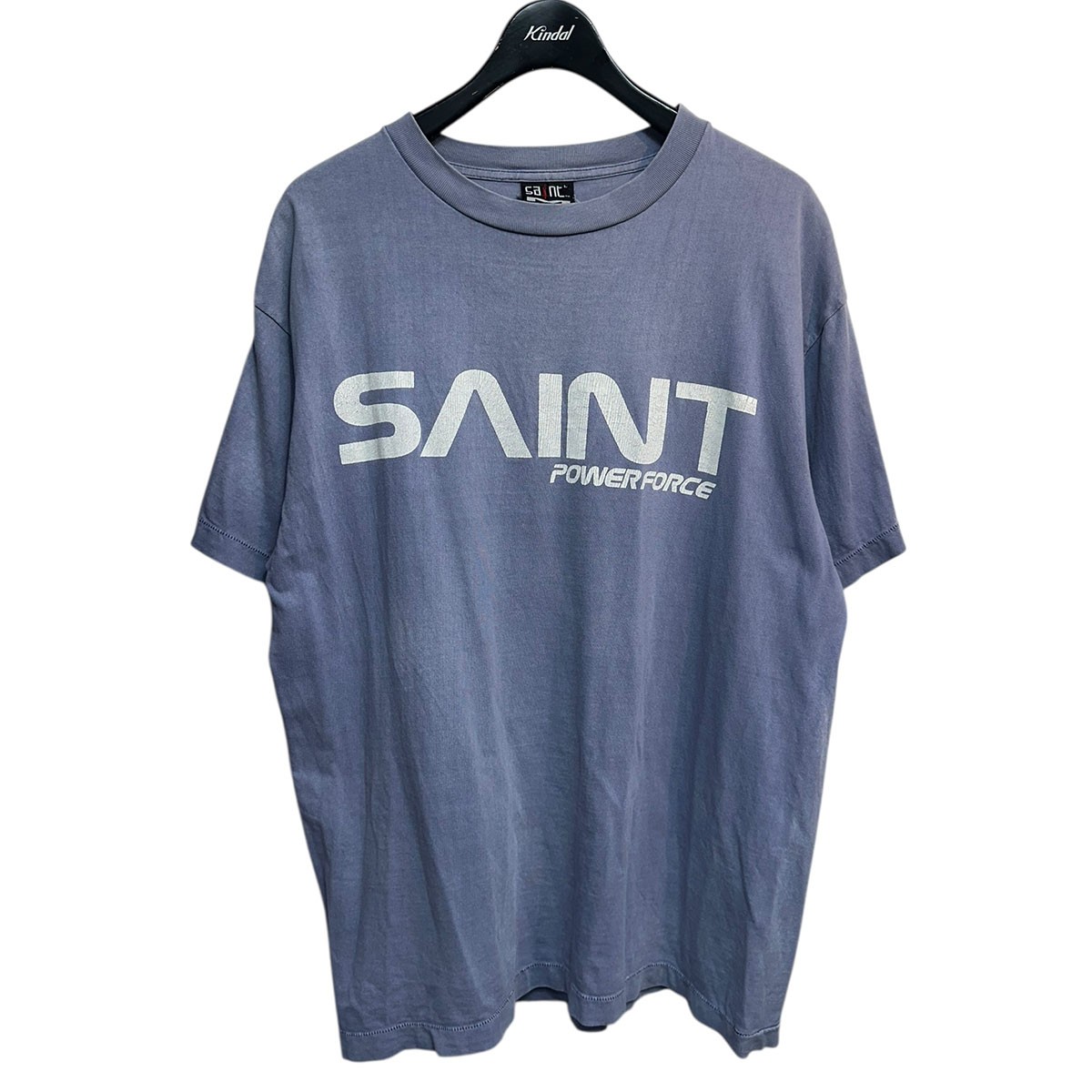 【中古】 SAINT MICHAEL　 SS M6 TEE S22-0000-026-93 ネイビー サイズ：L 【091225】（セントマイケル）