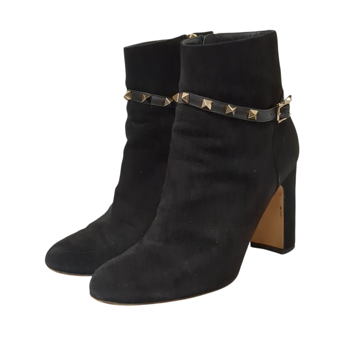 【中古】 VALENTINO　 ブーツ ブラック サイズ：39 【101225】（ヴァレンチノ）
