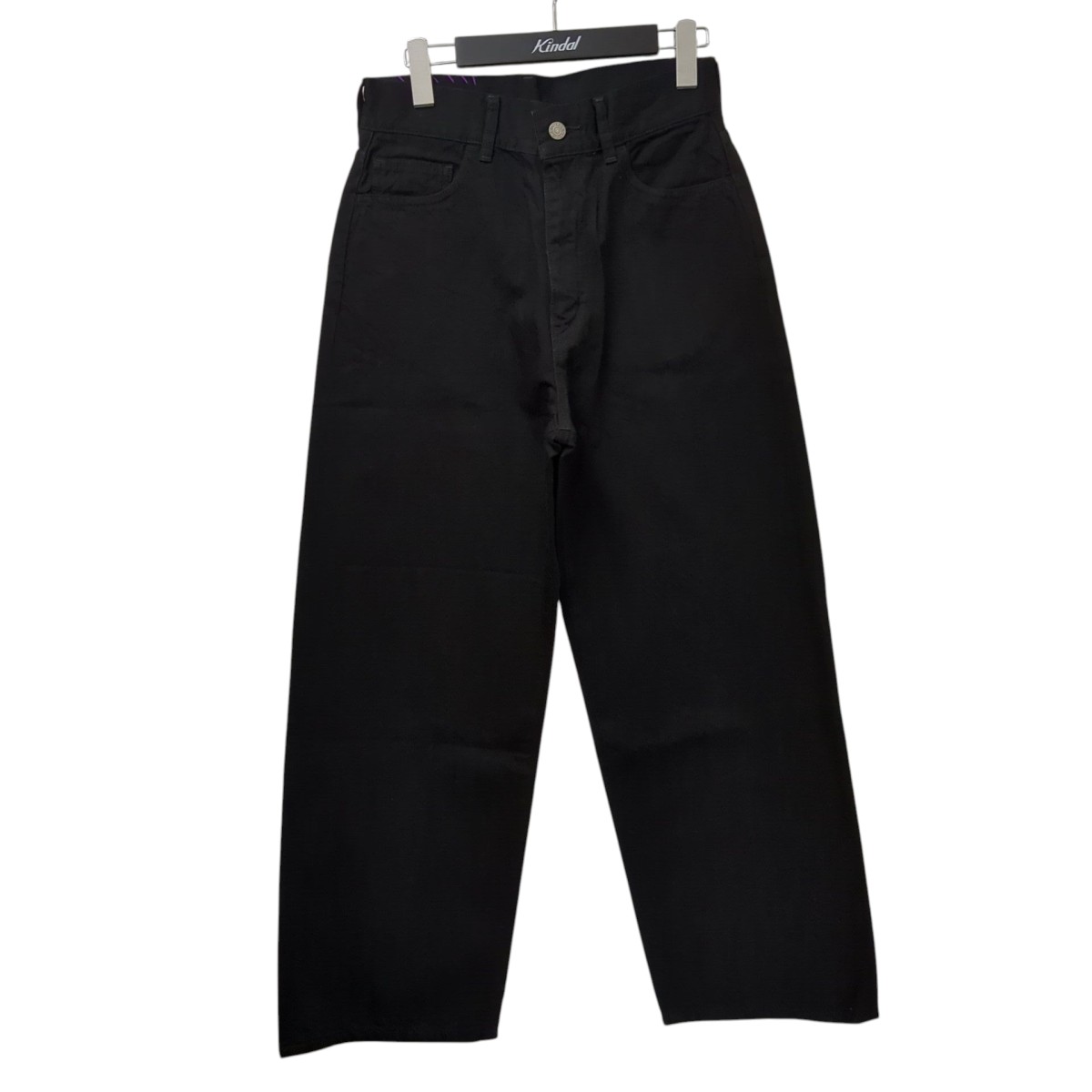 【中古】R．H．Vintage オーガニックコットン ビッグデニムパンツ 4210600120 ブラック サイズ：25 【101225】（ロンハーマンビンテージ）