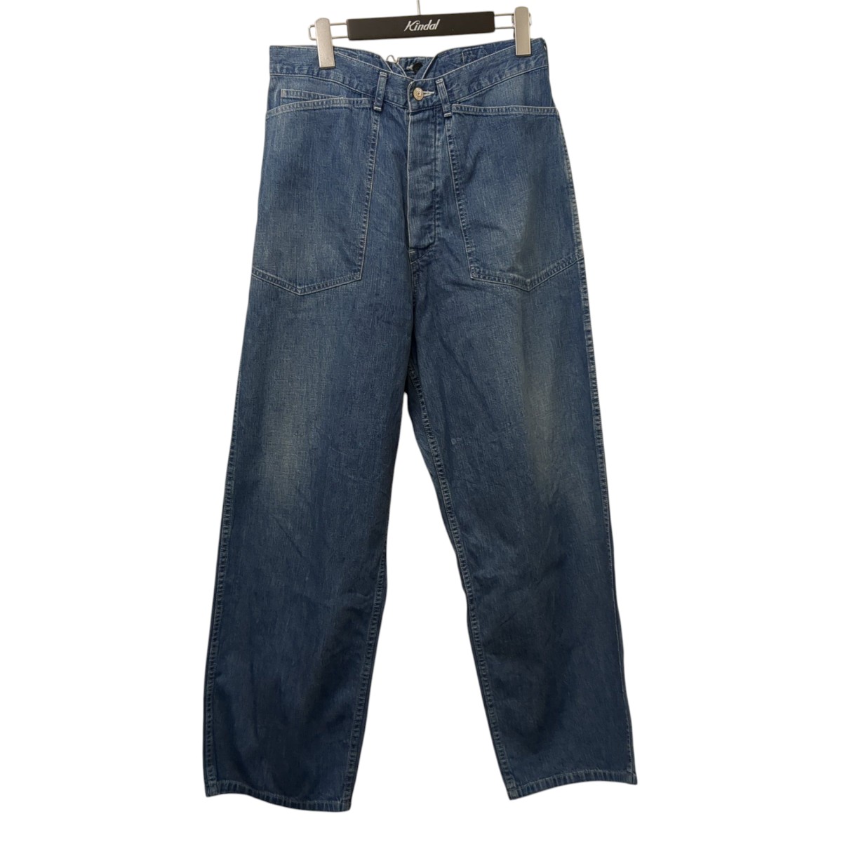 【中古】 MAATEE＆SONS　 24SS MILITARY DENIM WASH デニムパンツ MT4103-0212B インディゴ サイズ：2 【101225】（マーティーアンドサンズ）