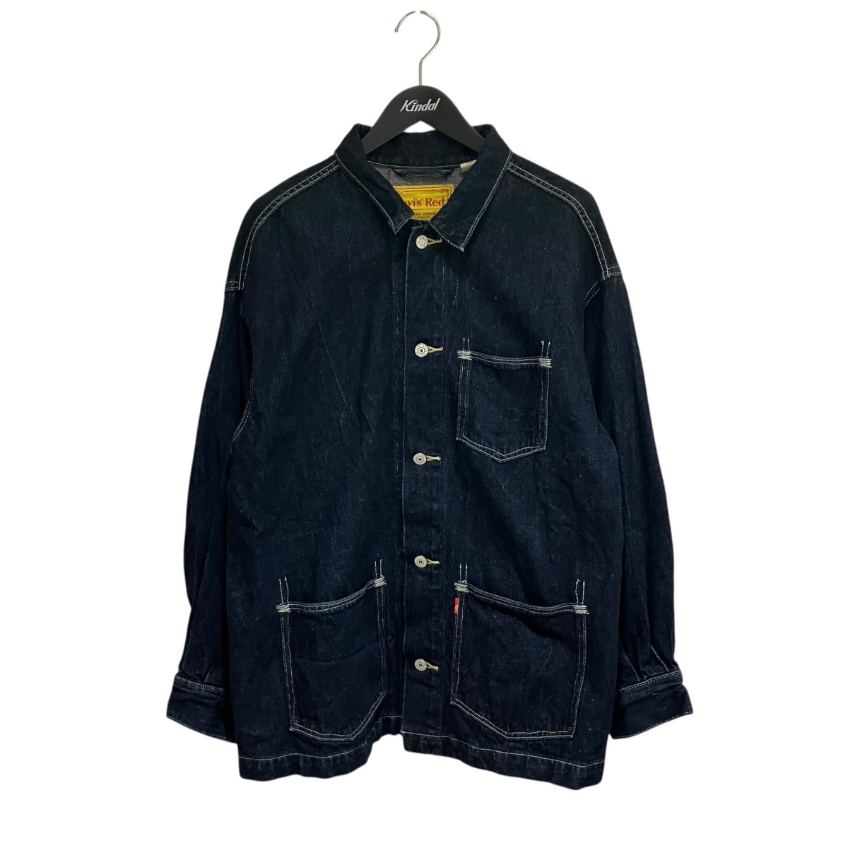 【楽天市場】【中古】LEVI’S RED デニムジャケット カバーオール A0185-0001 インディゴ サイズ：M 【101225 ...