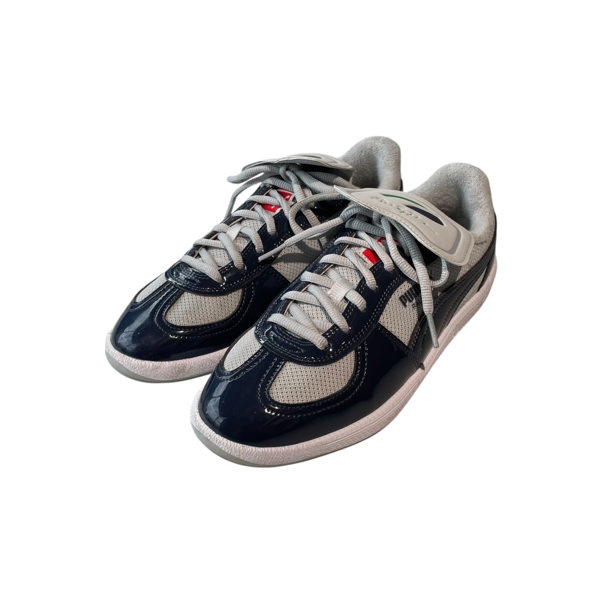 【中古】 PUMA×BlackEyePatch Cup Palermo Premium ローカットスニーカー 406042-01 ネイビー×グレー サイズ：27 【価格見直し】