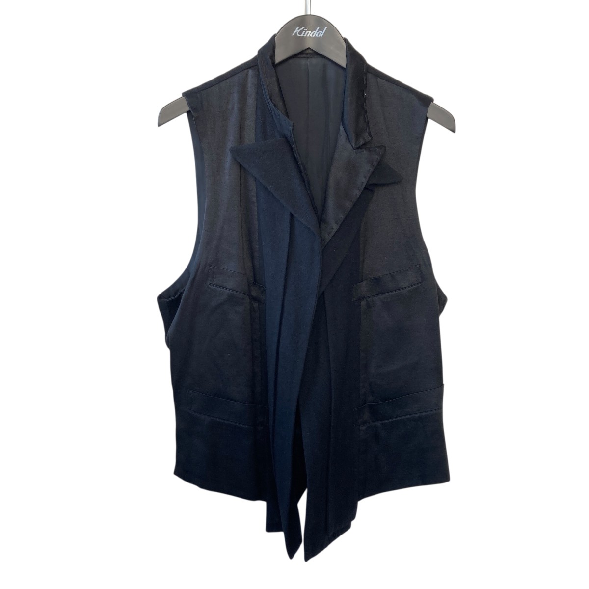 ヨウジヤマモト ウールギャバジン スタンドカラーベスト ヨウジヤマモト ウールギャバジン スタンドカラーベスト