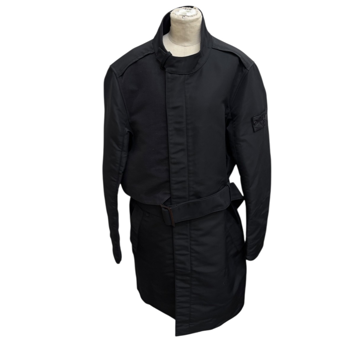 Stone  ピーコート 黒 ウール ウールビーバー スタンドカラーコート｜コート｜ニコル公式通販サイト