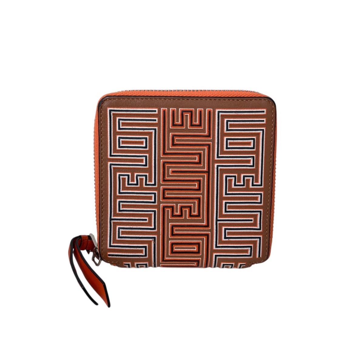 【中古】 LOEWE　 メイズスクエアジップコンパクトウォレット 財布 オレンジ 【131225】（ロエベ） 19,712円