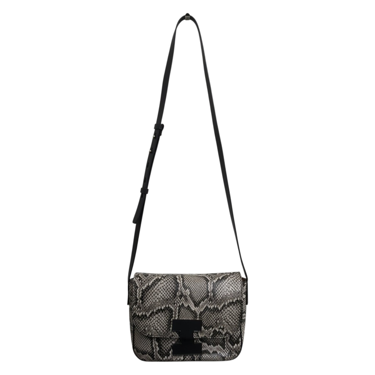 【中古】 IACUCCI　 ショルダーバッグ ホワイト×ブラック 【141225】（イアクッチ）