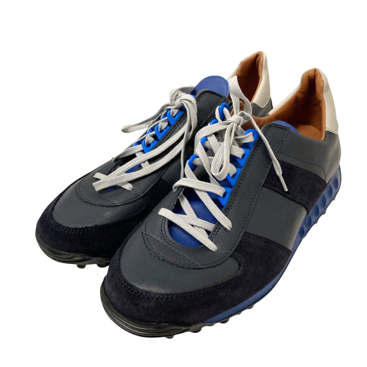 【中古】 REPRODUCTION OF FOUND　 GERMAN MILITARY TRAINER スニーカー 1748SL ネイビー サイズ：41 【141225】（リプロダクションオブファウンド）