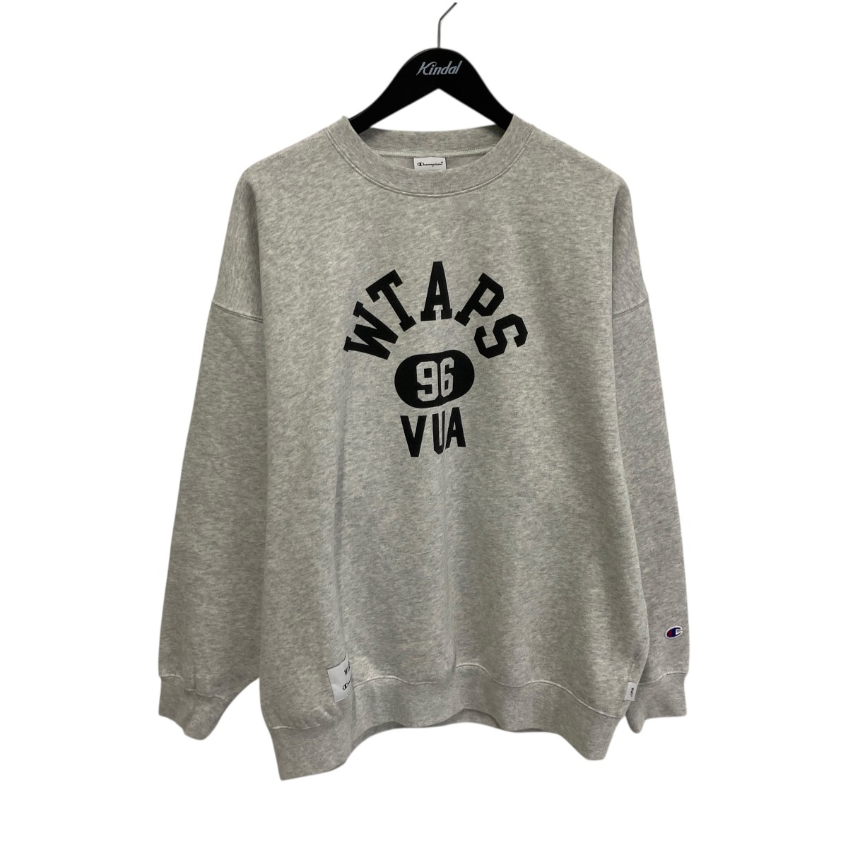 【中古】Champion×WTAPS Academy / Crew Neck / CTPL Gray トレーナー C8-B024 グレー サイズ:L 【090526】(チャンピオン×ダブルタップス)|ブランド古着のカインドオル