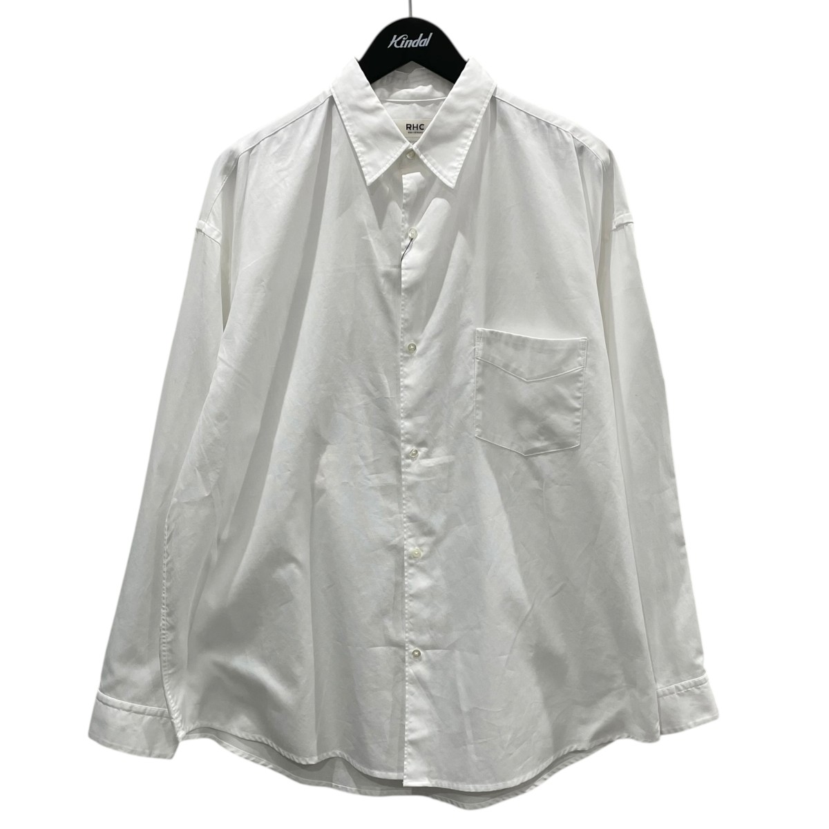 【中古】 RHC Ron Herman 長袖シャツ Albini アルビニ 4220700210 ホワイト サイズ：L 【価格見直し】