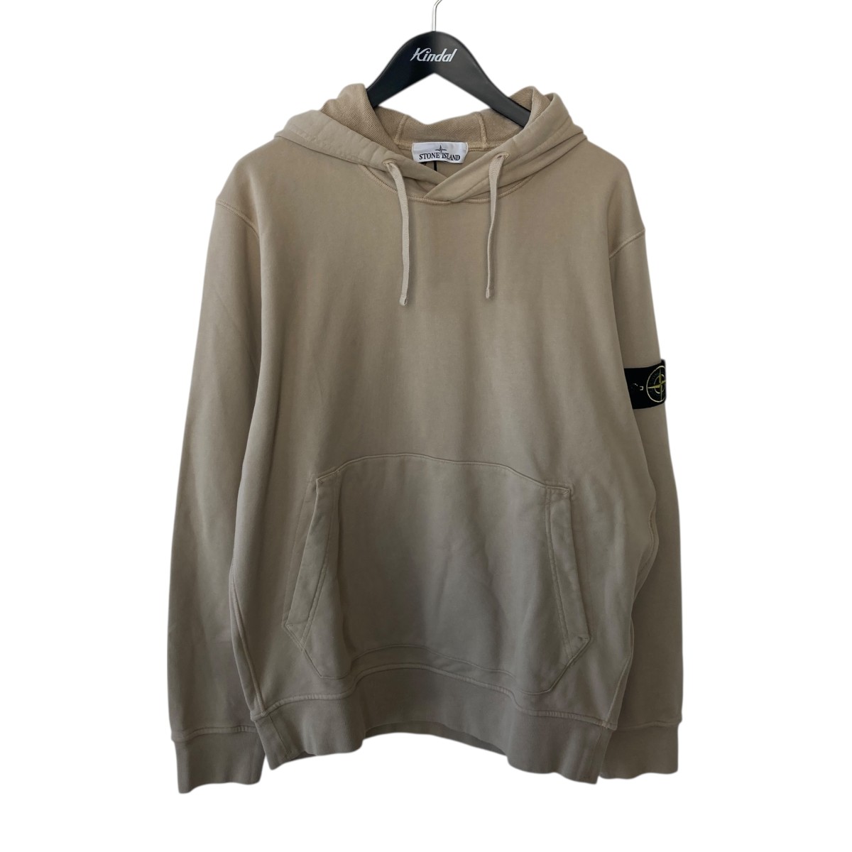【中古】STONE ISLAND　パーカー K1S156100045 ベージュ サイズ：XL 【180726】（ストーンアイランド）｜ブランド古着のカインドオル 28,195円