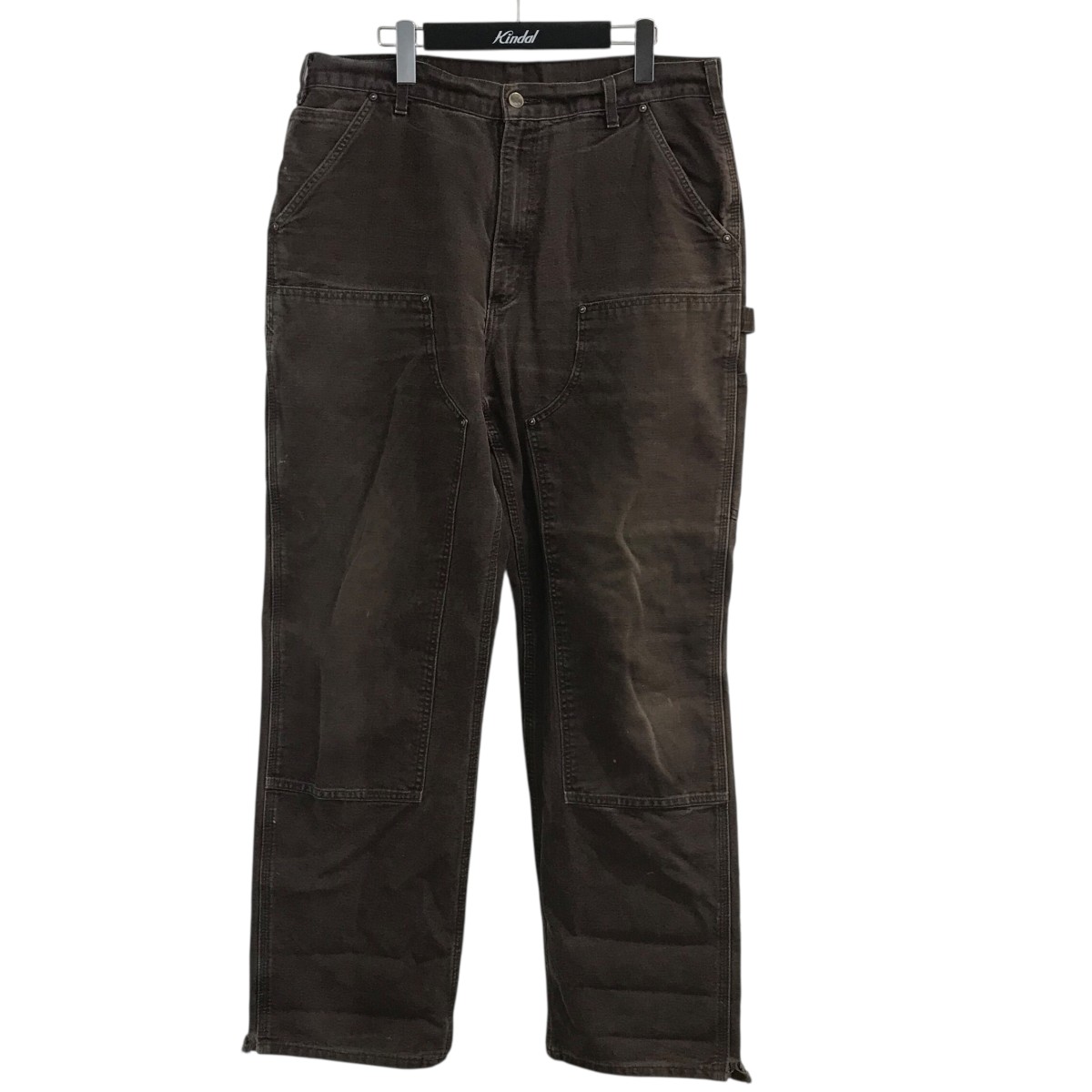 【中古】 CarHartt ダブルニーペインターパンツ B136 DKB ダークブラウン サイズ：W36×L34 【価格見直し】